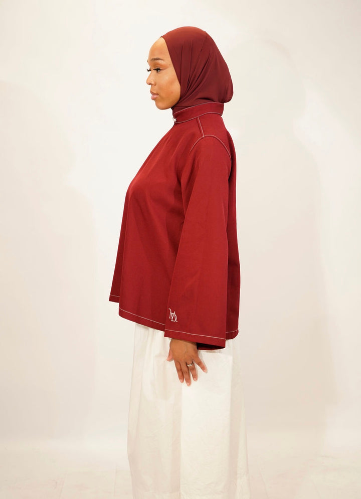 T’shirt Signature - Rouge Bordeaux
